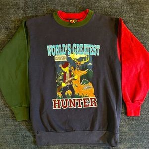 Vintage TSI crew neck with funny graphic.
